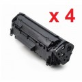 HP 12A Q2612A New Compatible Toner Cartridge 4/Pack